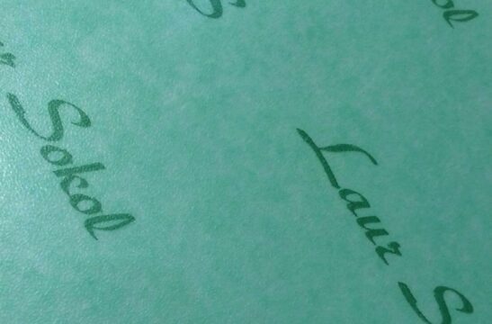 papier de soie imprimé sur mesure