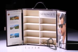 coffret en bois sur mesure pour lunettes