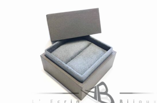 foam and suede ring case