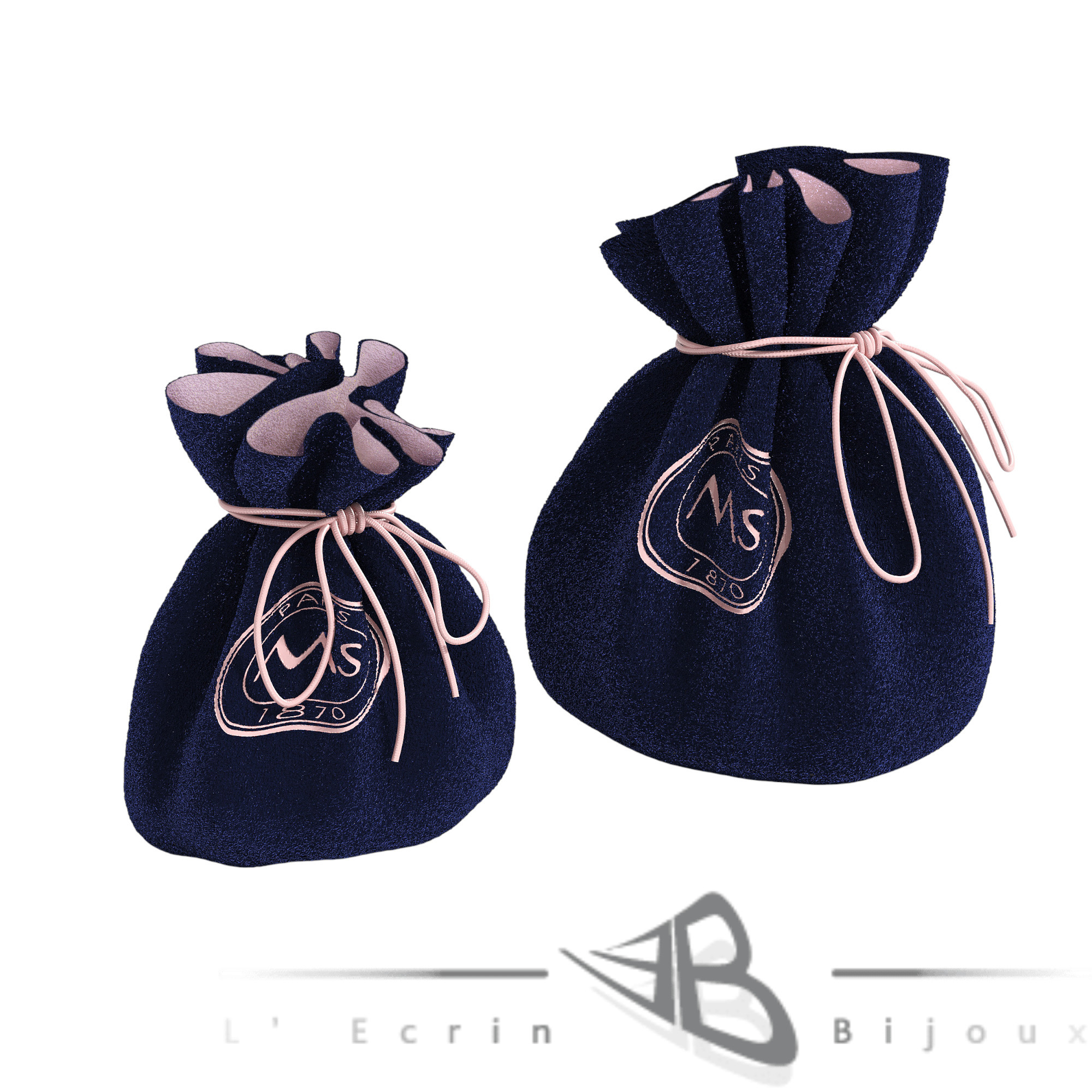 bourse tissu pour bijoux